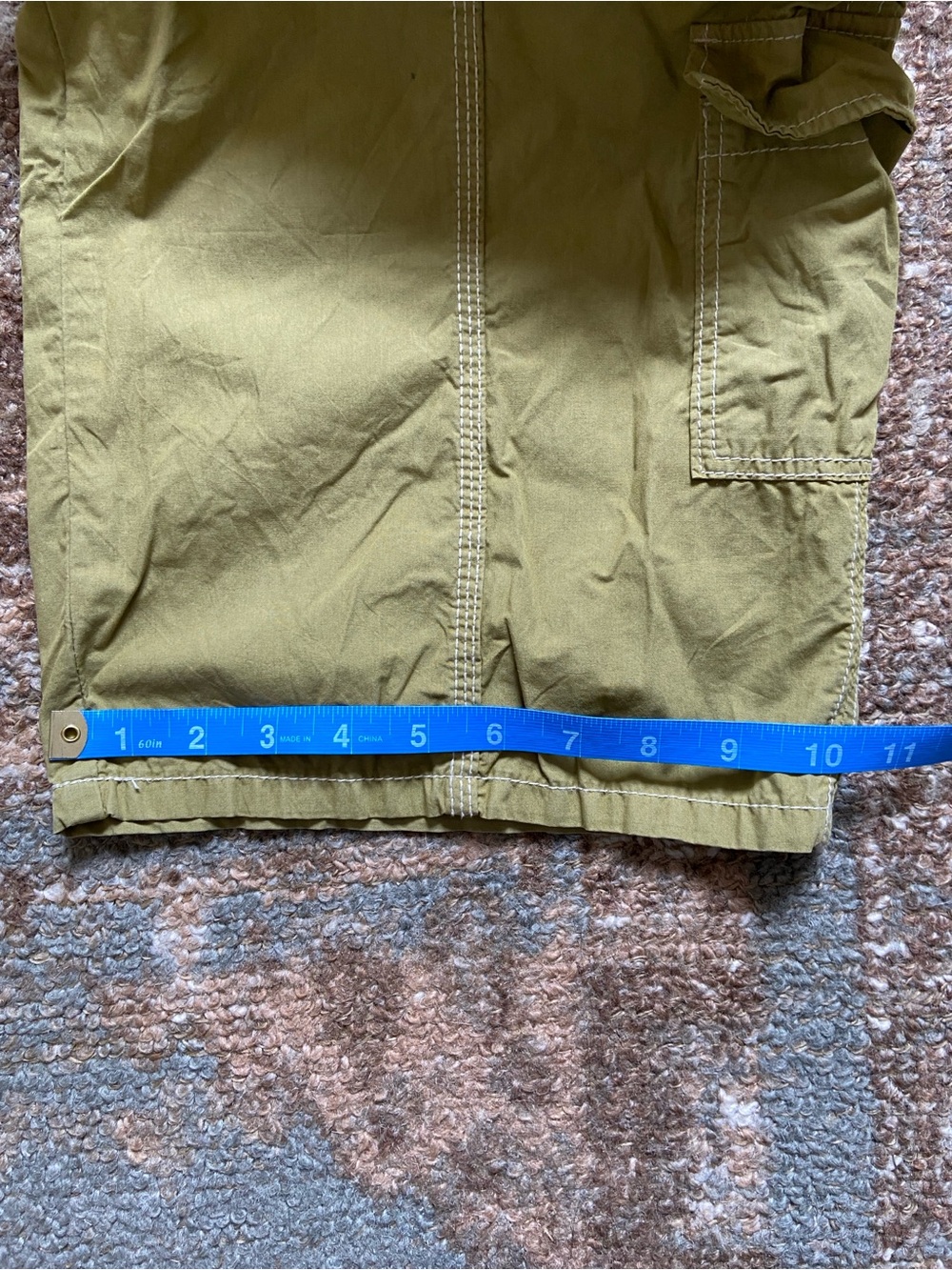 Zara Women's Cargo Pants in Olive-Green - Picture 5 of 6